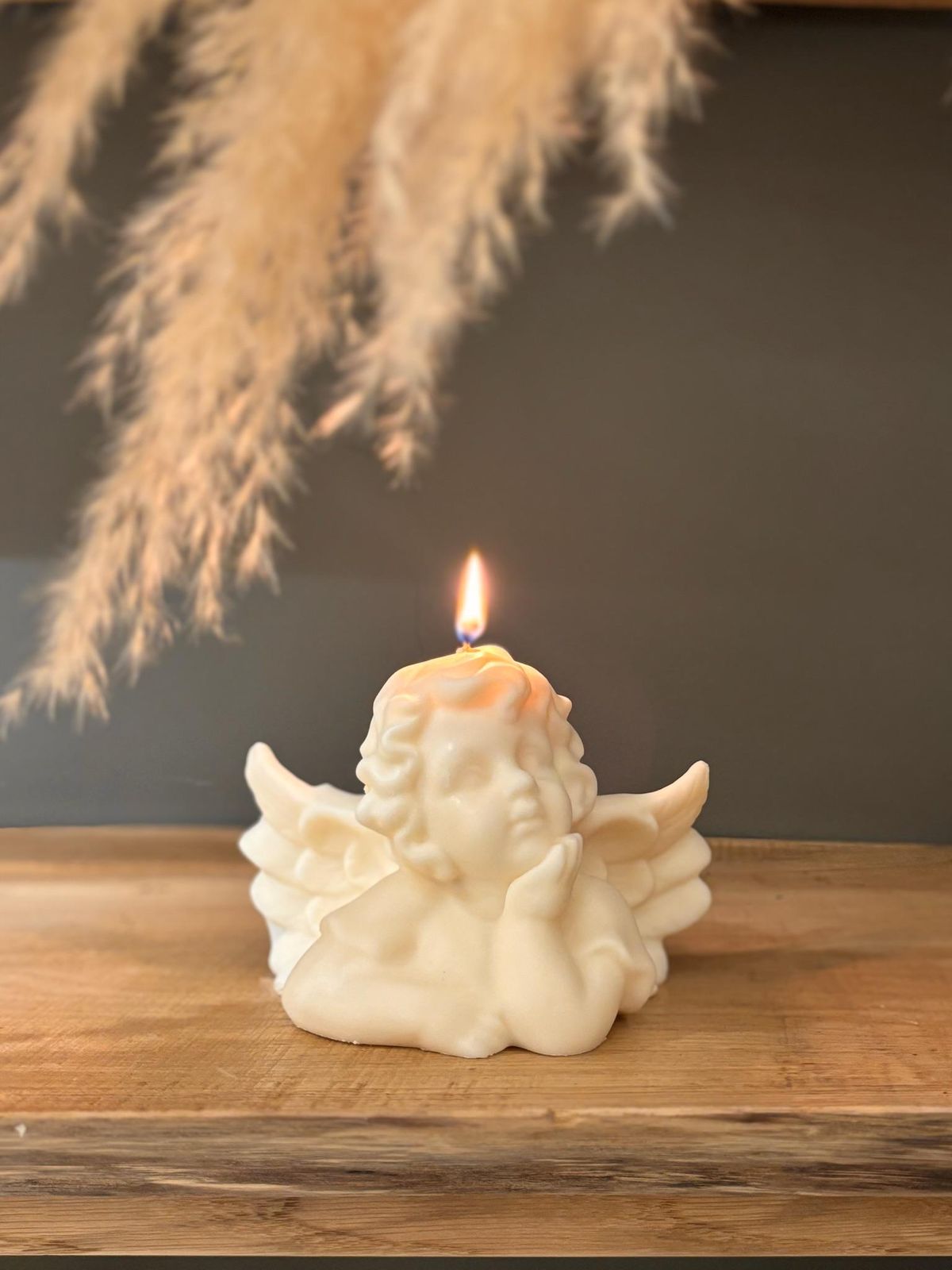 Angel Shape Candle – White